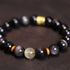 Silver Sheen Obsidian Golden Rutilated Quartz