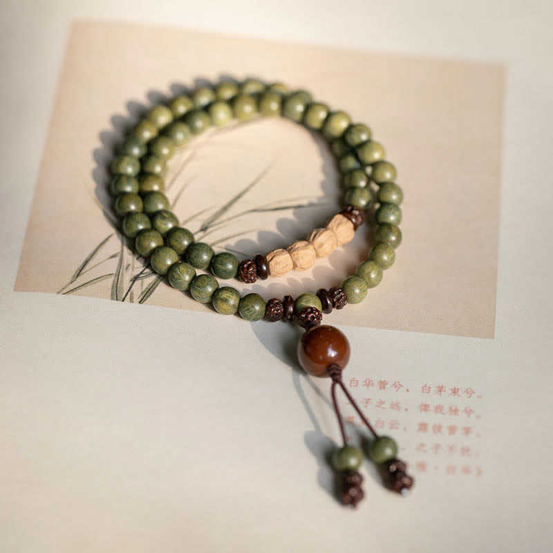 KarmaRipple's Green Sandalwood Positive Peace Bracelet p20