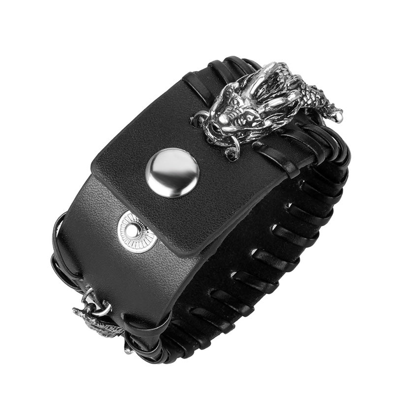 KarmaRipple's Dragon Leather Protection Weave Bracelet p11
