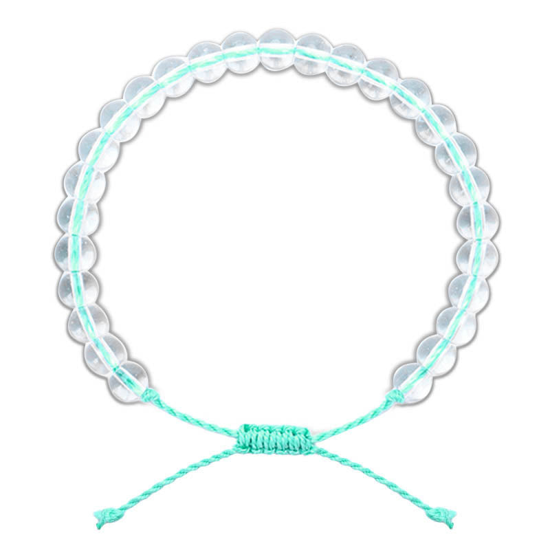 KarmaRipple's Handmade Glass Beadwork Woven String Adjustable Bracelet p15