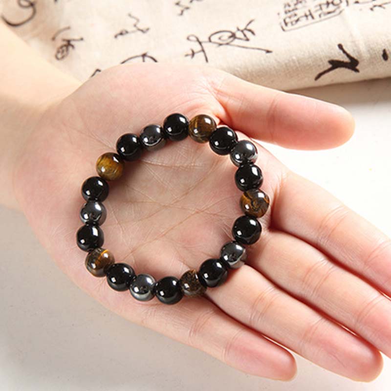 KarmaRipple's Tibetan Tiger's Eye Bracelet Pendant Set p11