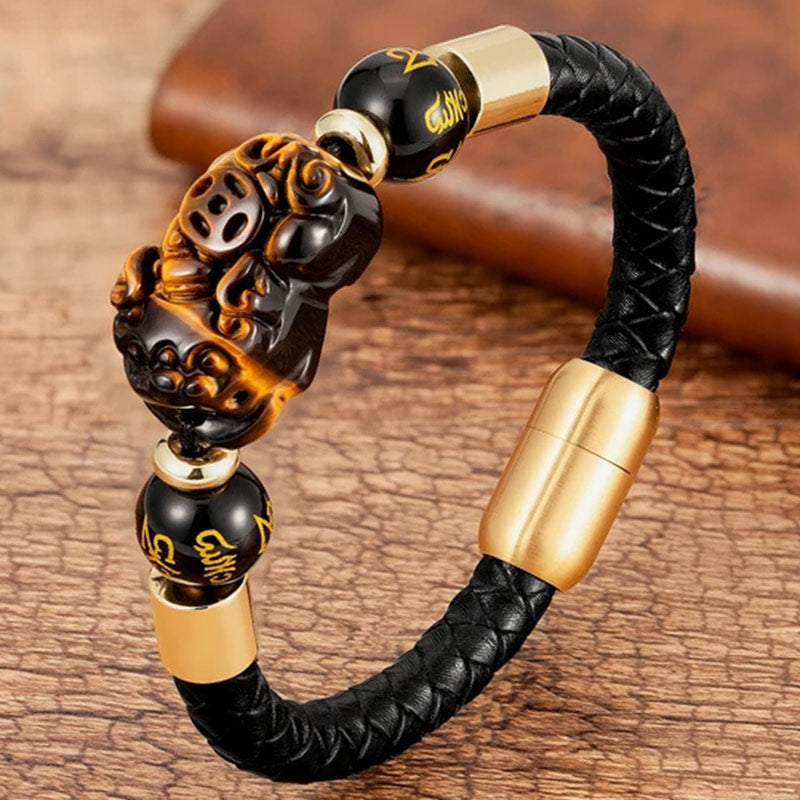 KarmaRipple's FengShui Tiger Eye Pixiu Bracelet p11