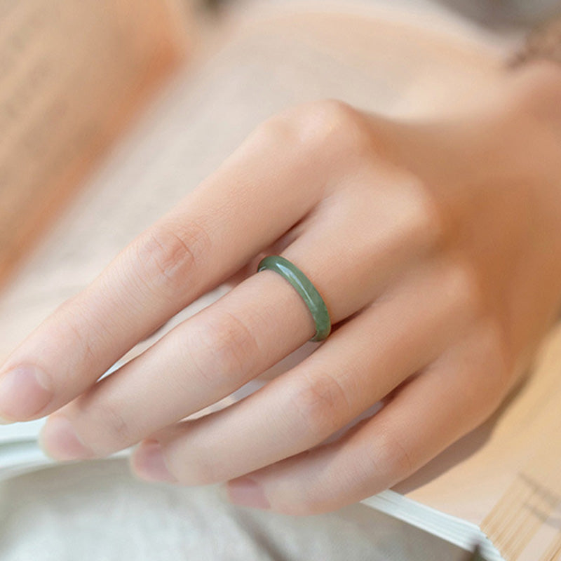 KarmaRipple's Authentic Jade Prosperity Abundance Ring p6