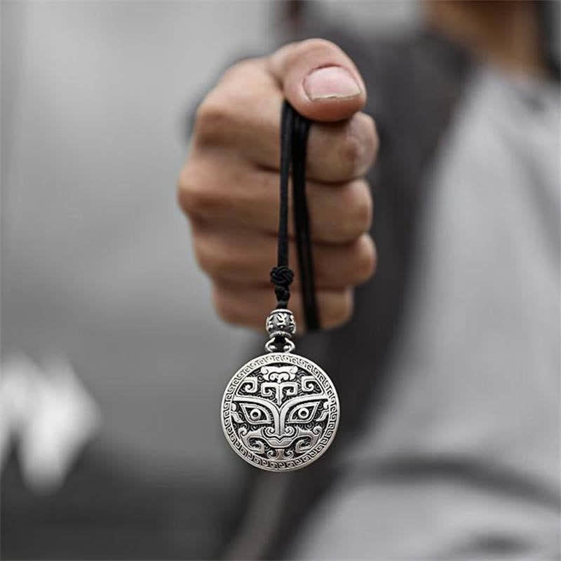 KarmaRipple's Fortunate FengShui Mythological Creature Taotie Wealth Pendant Necklace p1