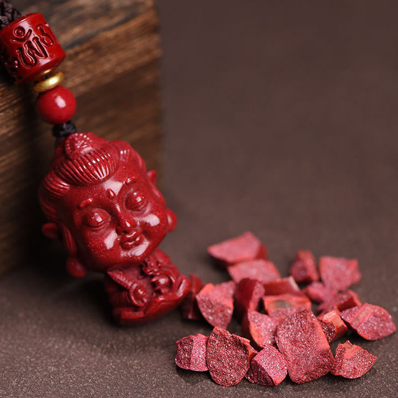 KarmaRipple's Chinese Zodiac Natal Buddha Authentic Cinnabar Amulet Keep Away Evil Spirits Pendant Necklace p13