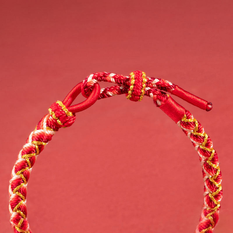 KarmaRipple's Handmade Year Of The Dragon Scale Protection Rope Bracelet p9