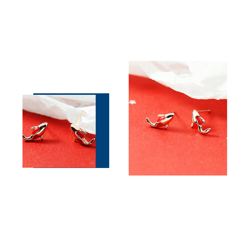 KarmaRipple's Bronze Koi Fish Wealth Pendant Necklace Red Rope Bracelet Earrings Set p19