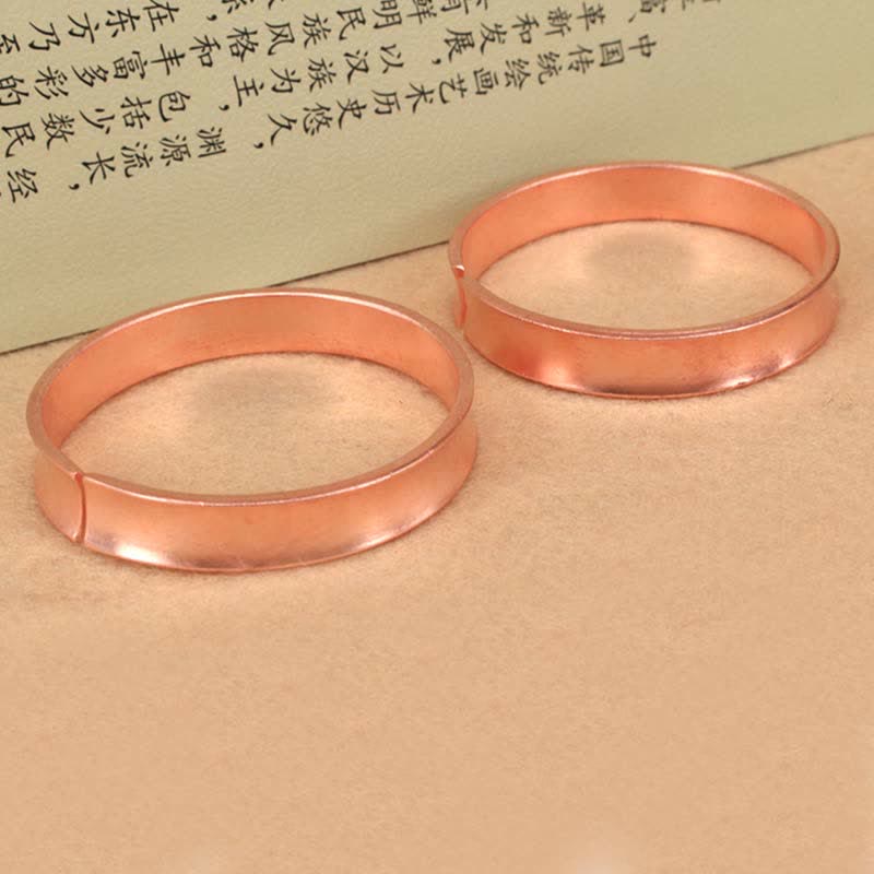 KarmaRipple's Bronze Wealth Fortune Cuff Bracelet Bangle p8