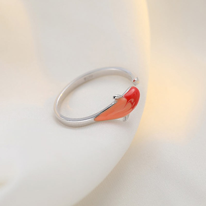 KarmaRipple's Koi Fish Bronze Balance Fortune Adjustable Ring p9
