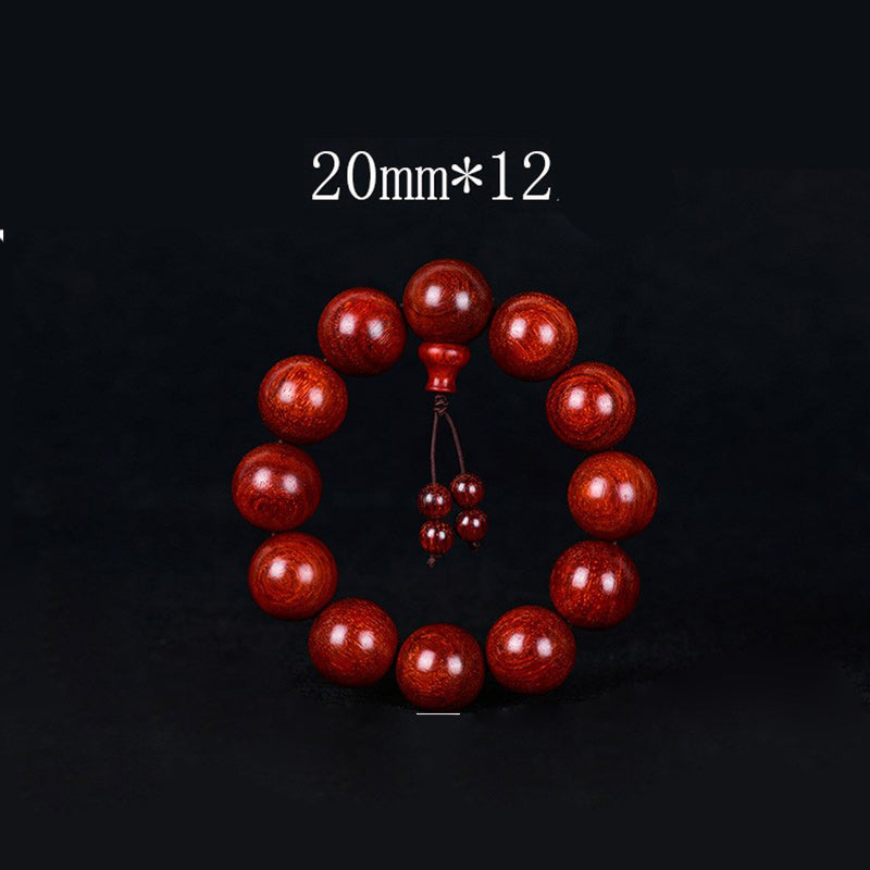KarmaRipple's Tibetan Small Leaf Red Sandalwood Balance Bracelet p27