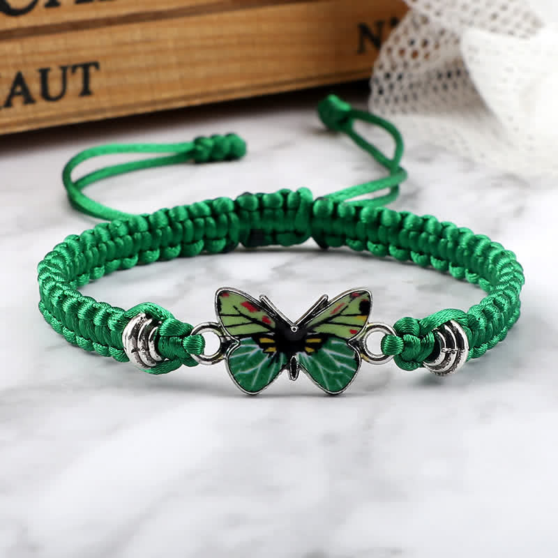 KarmaRipple's Butterfly Freedom Love String Talisman Bracelet p34