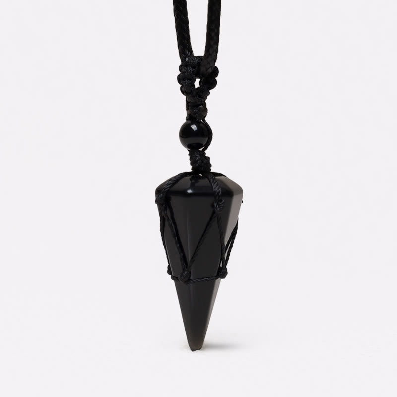 KarmaRipple's Authentic Stone Pointed Necklace Pendant p2