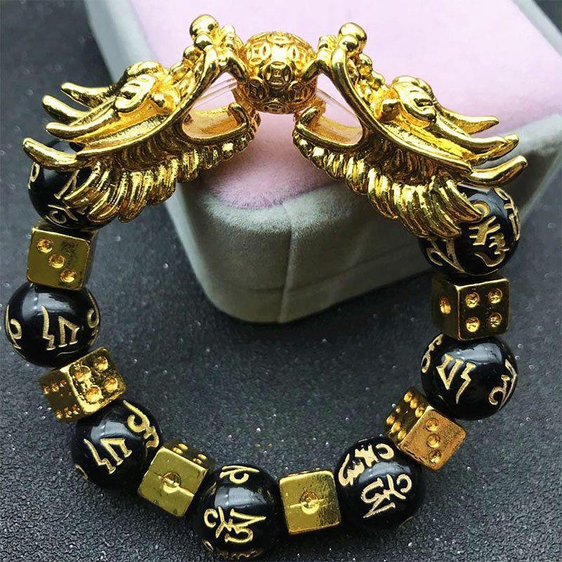 KarmaRipple's Double Dragon Wealth Protection Bracelet p15
