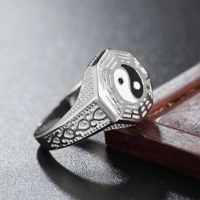 KarmaRipple's Yin Yang Symbol Bronze Fortune Ring p7