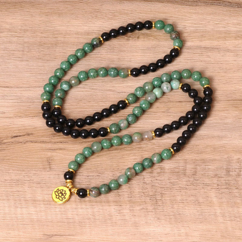 KarmaRipple's 108 Beadwork Authentic Agate Mala Balancing Bracelet p4