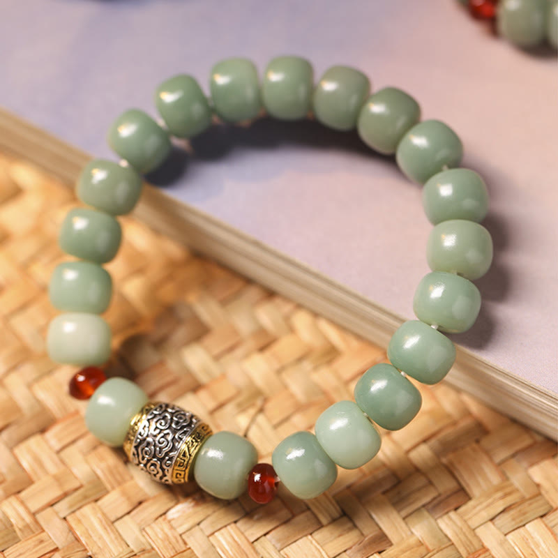 KarmaRipple's Bodhi Seed Auspicious Cloud Fu Character Bead Peace Bracelet p7