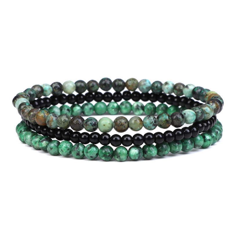 KarmaRipple's 3Pcs Authentic Gemstone Stone Inner Peace Spiritual Bracelet p7