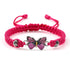 Rose Red-Pink Butterfly