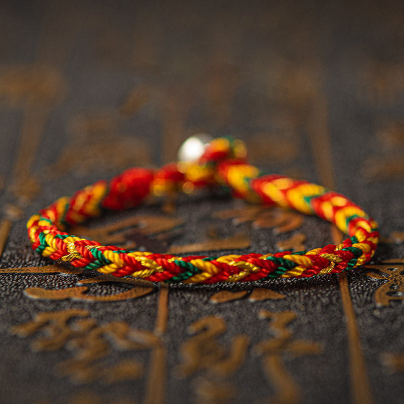KarmaRipple's "May you be good fortune and success" Fortunate Multicolored Bracelet p32