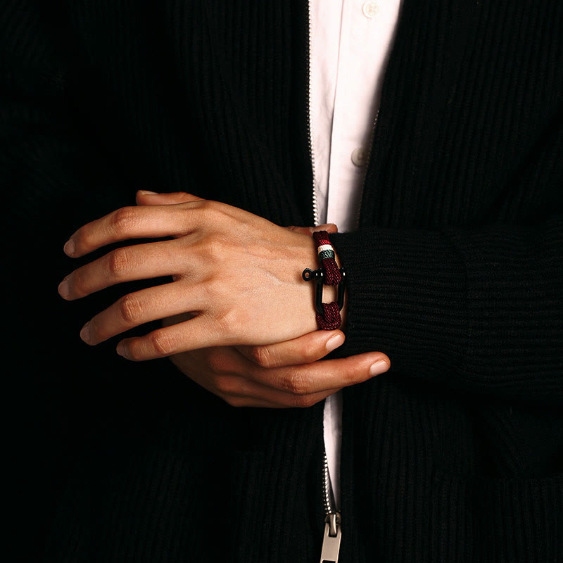 KarmaRipple's Simple Design Fortune Stainless Steel Buckle Bracelet p5
