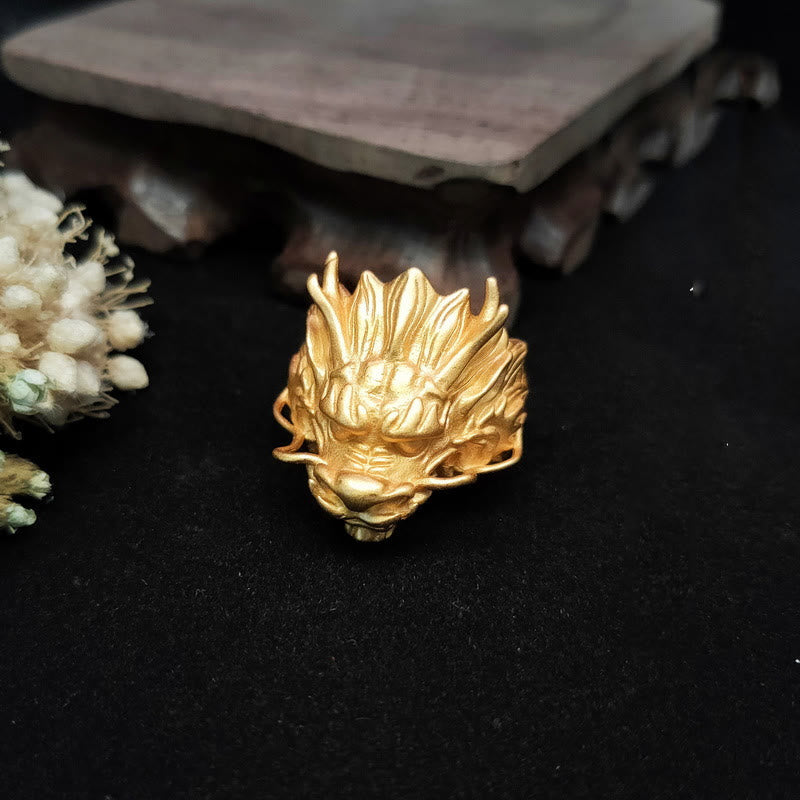 KarmaRipple's Golden Dragon Fortune Protection Ring p7