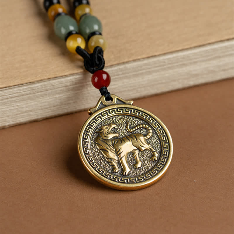 KarmaRipple's 12 Chinese Zodiac Blessing Wealth Fortune Pendant Necklace p22