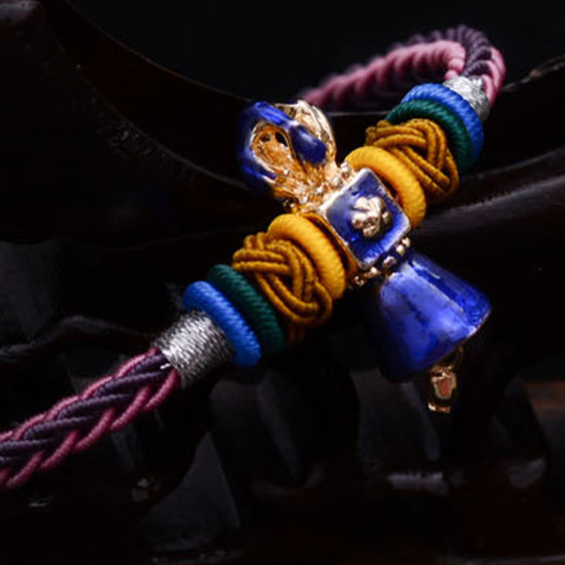KarmaRipple's Tibetan Handmade Dorje Vajra Strength Eight Threads String Bracelet p9
