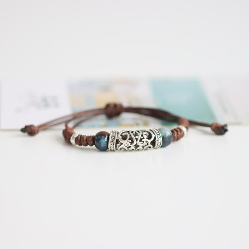 KarmaRipple's Tibet Ceramic Bead Wealth String Bracelet p4