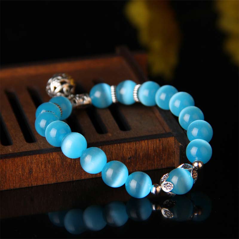 KarmaRipple's Tibetan Cat Eye Fortunate Bracelet p3