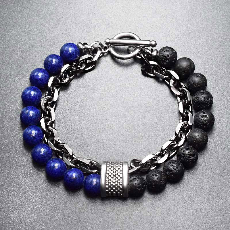 KarmaRipple's Authentic Tiger Eye Lazurite Protection Bracelet p11