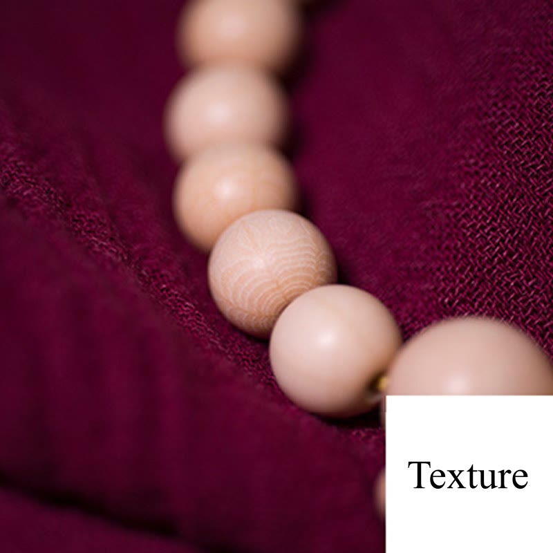 KarmaRipple's Authentic Abelia Biflora Wood Blessing Wrist Mala p8