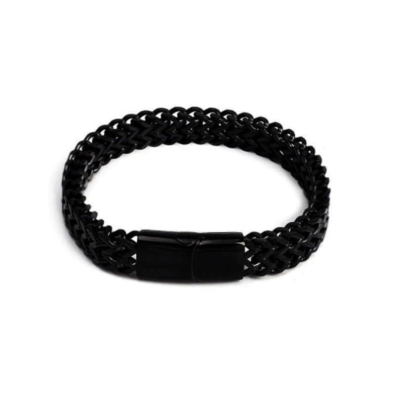 KarmaRipple's Fish Scale Magnetic Buckle Titanium Steel Balance Bracelet Bangle p22