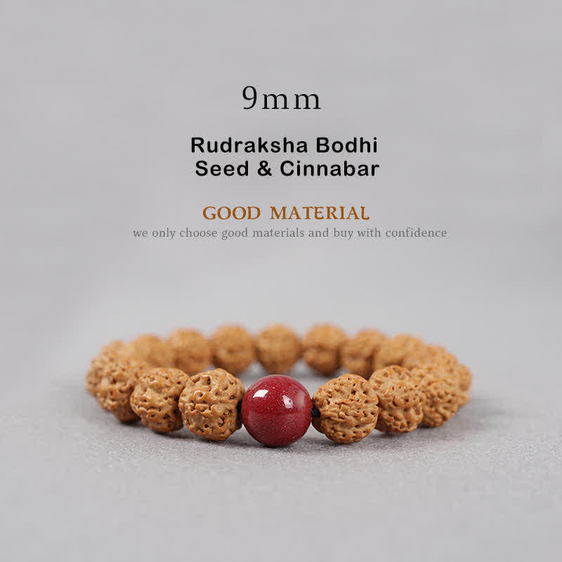 KarmaRipple's Tibet Rudraksha Bodhi Seed Dzi Bead Amber Turquoise Wealth Bracelet p6