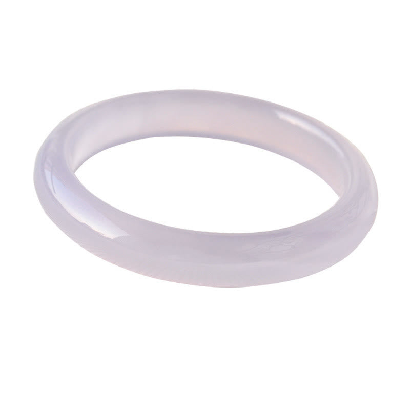 KarmaRipple's Authentic Purple Jade Soothing Protection Bracelet Bangle p12