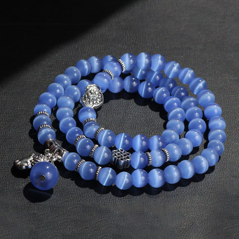KarmaRipple's Cat Eye PiXiu Support Triple Wrap Bracelet p24
