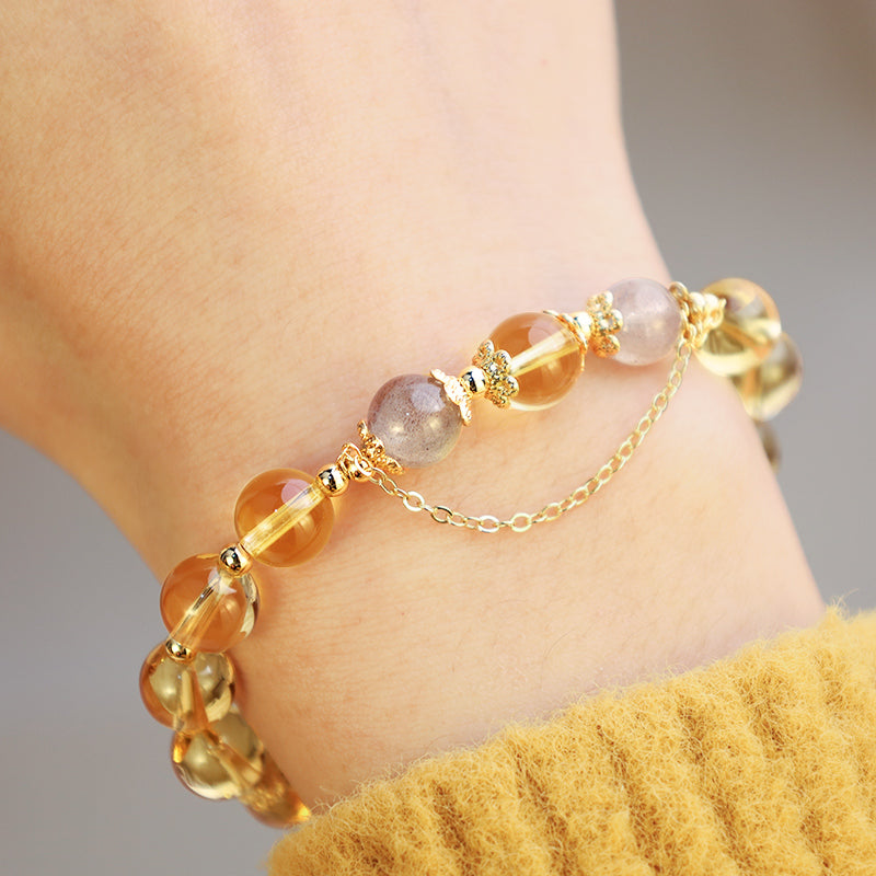 KarmaRipple's Blessed Moon Citrine Abundant Energy Bracelet p6