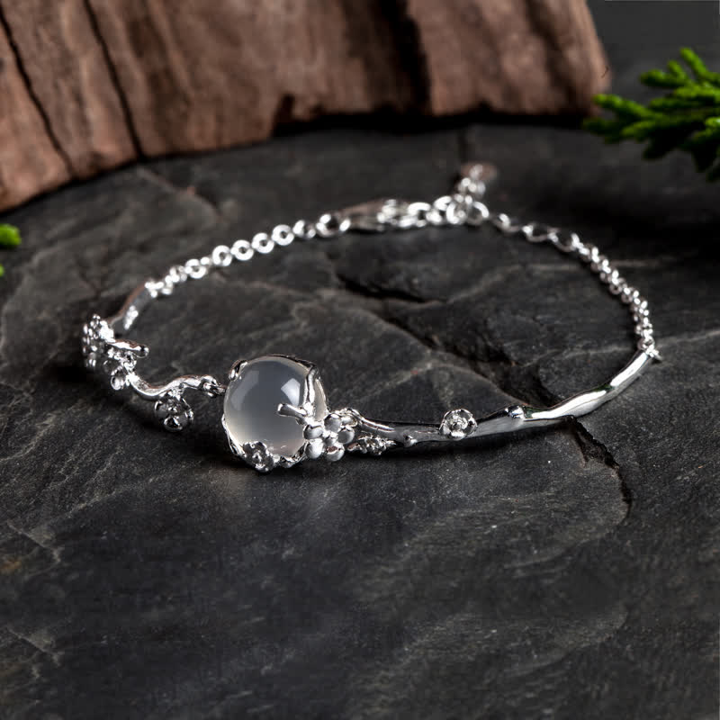 KarmaRipple's Plum Blossom Chalcedony Positive Bracelet p9