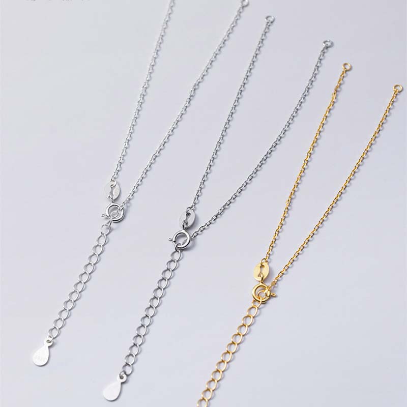 KarmaRipple's 925 Sterling Silver Semi-finished Chain Blessing Bracelet p8