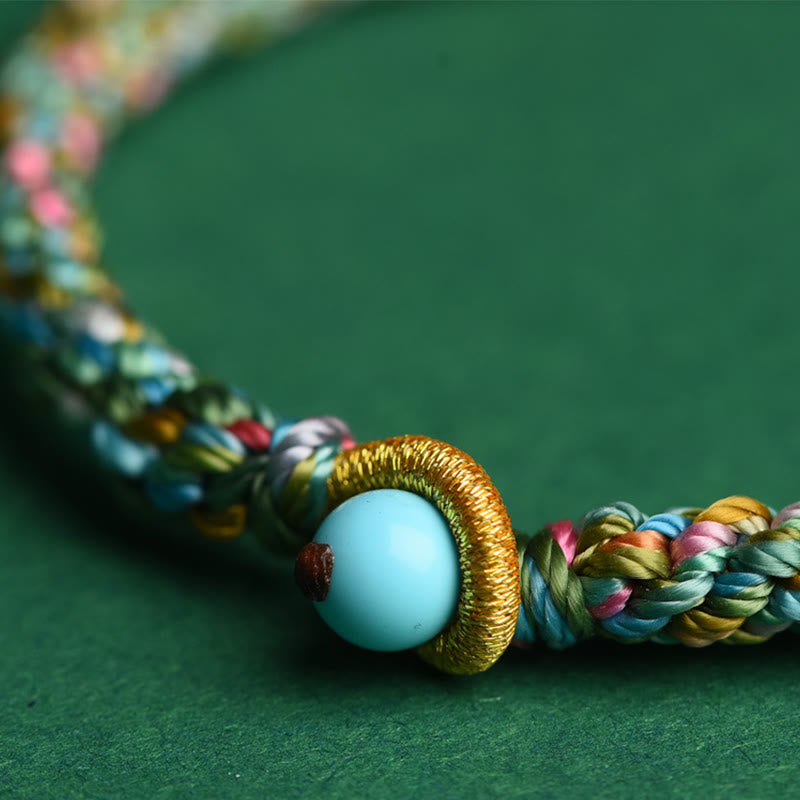 KarmaRipple's Colorful Rope Fortune Handcrafted Woven Child Adult Bracelet p7
