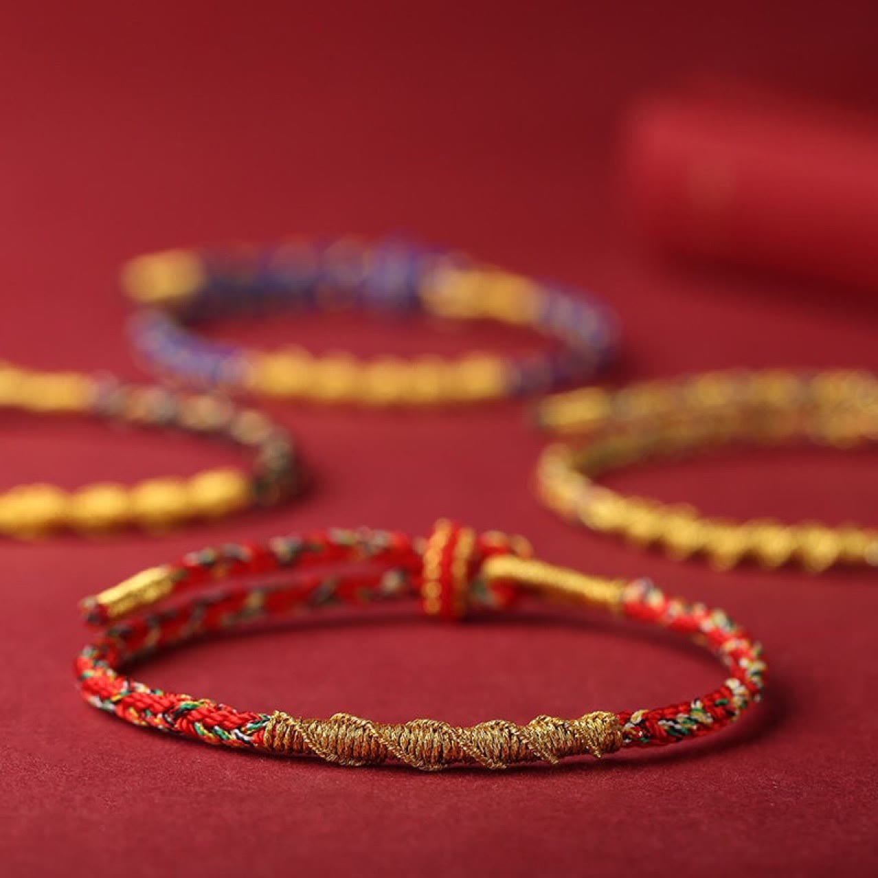 KarmaRipple's Handmade Chinese Zodiac Natal Buddha Protection Strength Woven String Bracelet p6