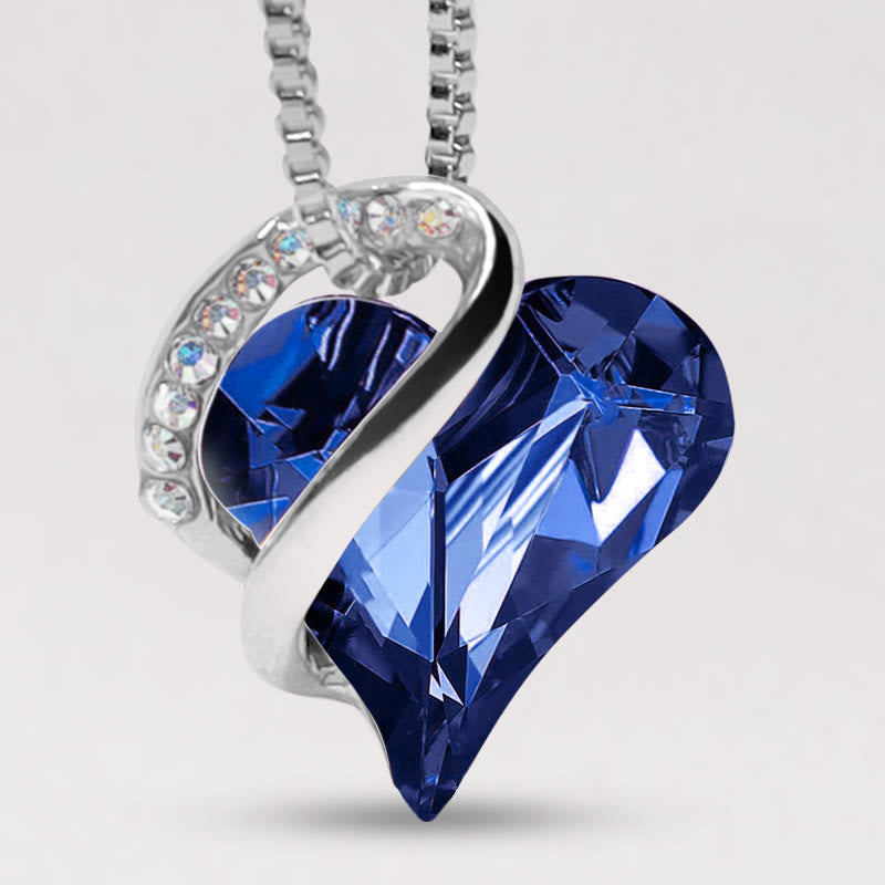 KarmaRipple's Love Heart Birthstone Balancing Energy Pendant Necklace p3