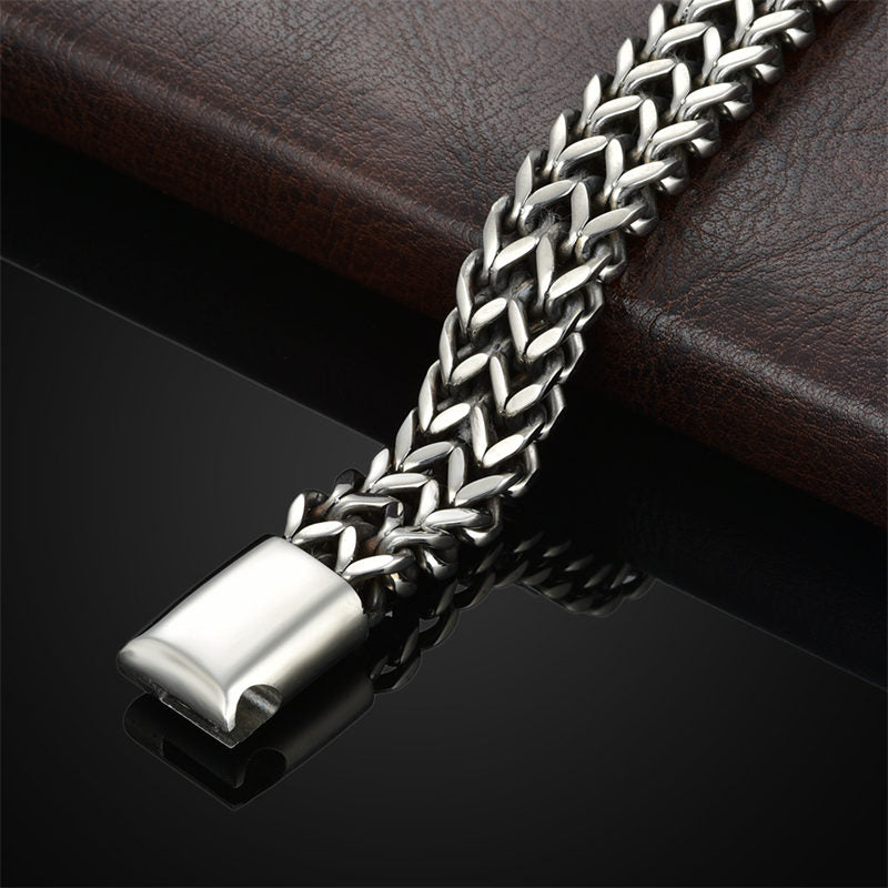 KarmaRipple's Fish Scale Magnetic Buckle Titanium Steel Balance Bracelet Bangle p11
