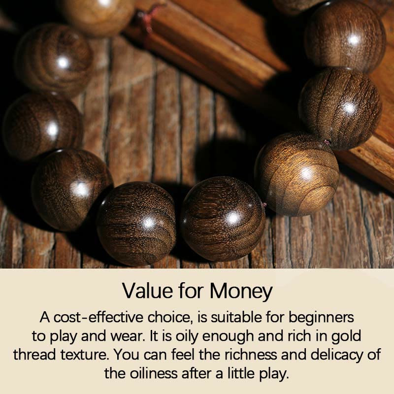 KarmaRipple's Rare Phoebe Zhennan Wood Spirituality Blessing Bracelet p14