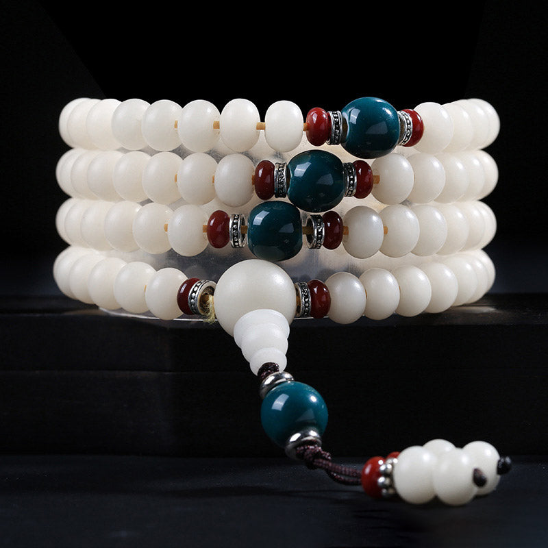 KarmaRipple's Bodhi Seed Bead Lotus Blessing Talisman Bracelet p8
