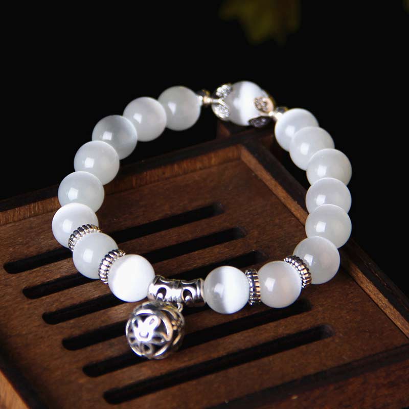 KarmaRipple's Tibetan Cat Eye Fortunate Bracelet p7