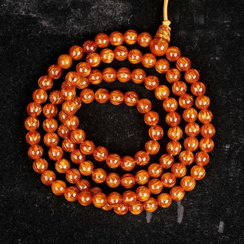 KarmaRipple's Golden Sea Willow Success Positive Bracelet Mala p6