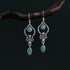925 Sterling Silver Turquoise Earrings