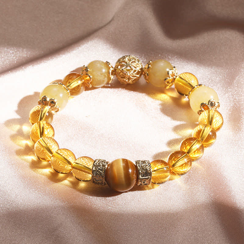 KarmaRipple's Citrine Generosity Prosperity Beaded Bracelet p3
