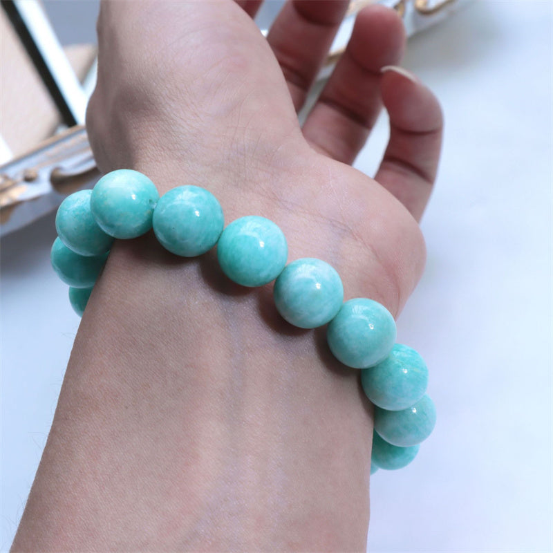 KarmaRipple's Authentic Amazonite Beadwork Balancing Confidence Bracelet p6