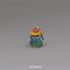 Four Glass Beads Pendant 11*15mm